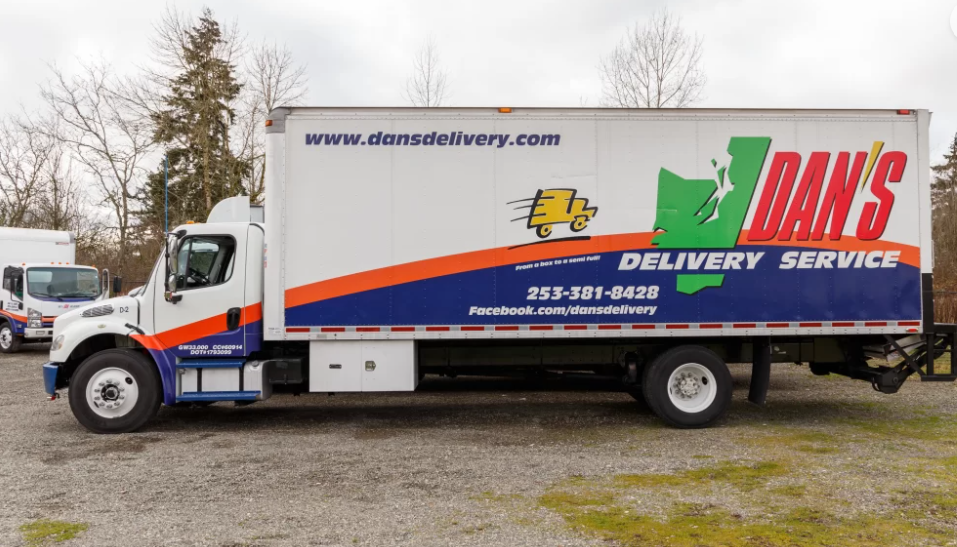 Navigating PNW Summer Road Construction With Local Delivery Trucking Strategies A Dan's Delivery truck parked | local delivery trucking