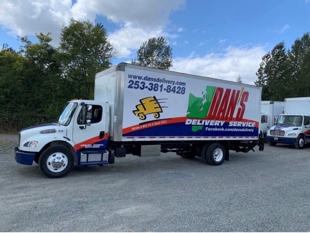 Why Smart Companies Book Freight Capacity Before Thanksgiving Dan's delivery truck parked in a lot | freight capacity